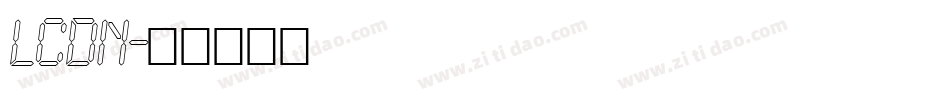 LCDN字体转换