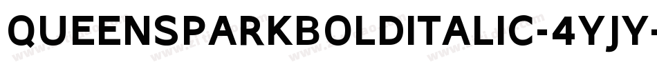 QueensParkBoldItalic-4yjY字体转换