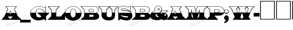 a_GlobusB&W字体转换