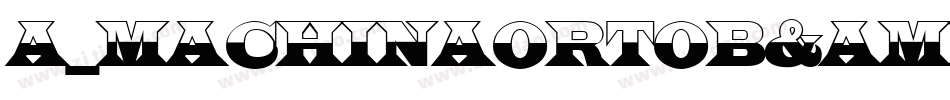 a_MachinaOrtoB&W字体转换
