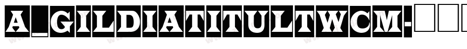 a_GildiaTitulTwCm字体转换