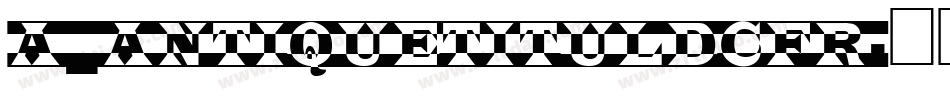 a_AntiqueTitulDcFr字体转换