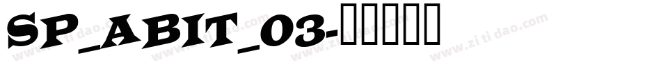 SP_Abit_03字体转换