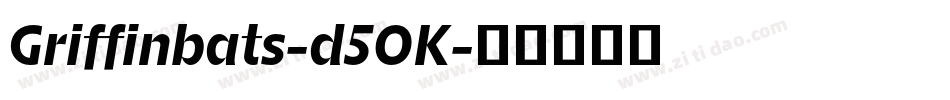 Griffinbats-d5OK字体转换