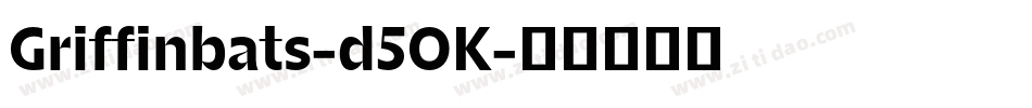 Griffinbats-d5OK字体转换