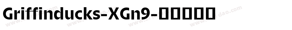 Griffinducks-XGn9字体转换