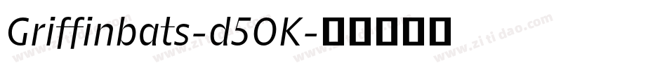 Griffinbats-d5OK字体转换