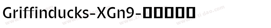 Griffinducks-XGn9字体转换