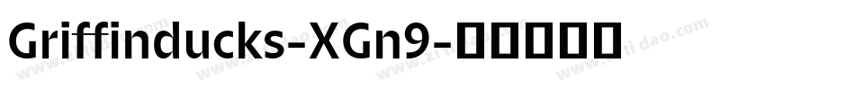 Griffinducks-XGn9字体转换