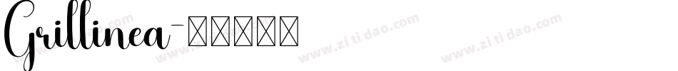 Grillinea字体转换