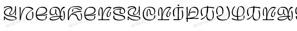 SneakersScriptUltraWide字体转换
