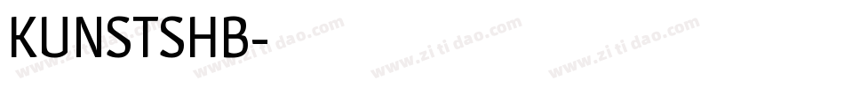KUNSTSHB字体转换