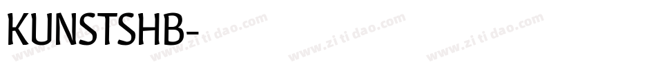 KUNSTSHB字体转换