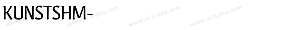 KUNSTSHM字体转换