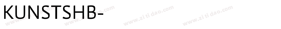 KUNSTSHB字体转换
