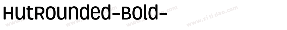 HutRounded-Bold字体转换