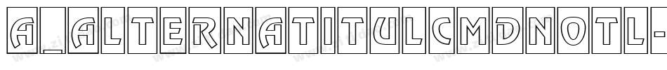 a_AlternaTitulCmDnOtl字体转换