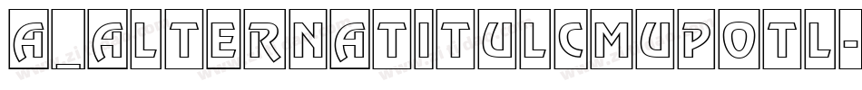 a_AlternaTitulCmUpOtl字体转换