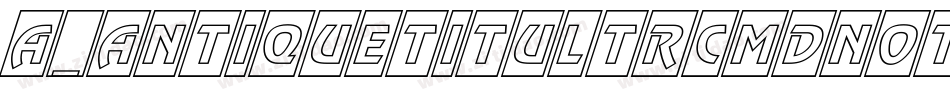 a_AntiqueTitulTrCmDnOtl字体转换