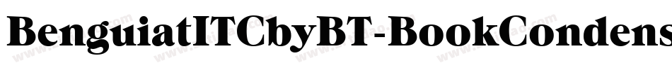 BenguiatITCbyBT-BookCondensed字体转换