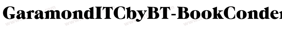 GaramondITCbyBT-BookCondensed字体转换