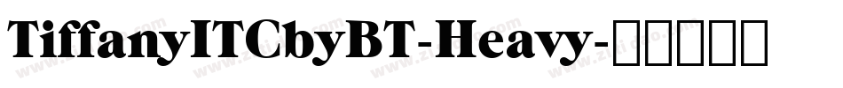 TiffanyITCbyBT-Heavy字体转换
