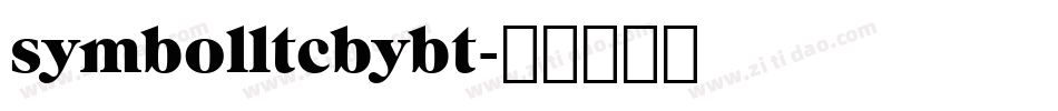 symbolltcbybt字体转换
