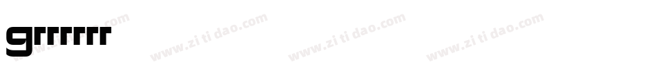 grrrrrr字体转换