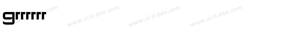 grrrrrr字体转换