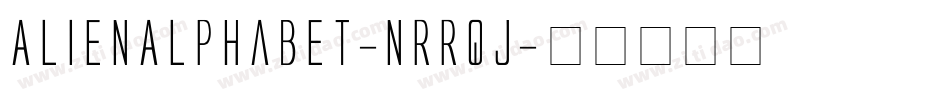 AlienAlphabet-nRRqJ字体转换