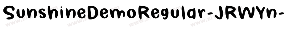 SunshineDemoRegular-JRWYn字体转换