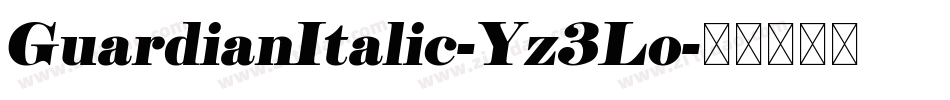 GuardianItalic-Yz3Lo字体转换