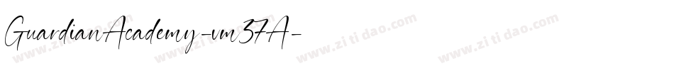 GuardianAcademy-vm37A字体转换