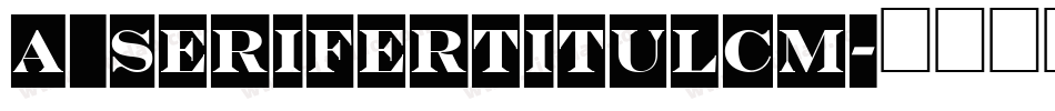 a_SeriferTitulCm字体转换