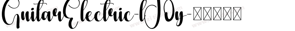 GuitarElectric-lJ0y字体转换