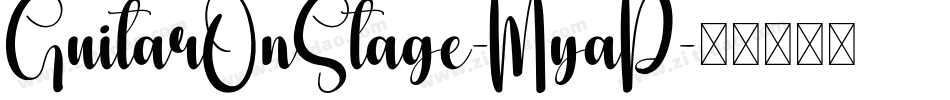 GuitarOnStage-MyaP字体转换