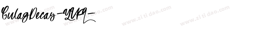 GulagDecay-YVPL字体转换