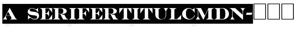 a_SeriferTitulCmDn字体转换