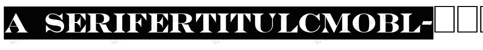 a_SeriferTitulCmObl字体转换
