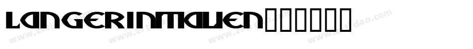 LangerInitialien字体转换