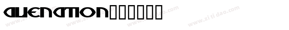 alienation字体转换
