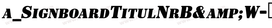 a_SignboardTitulNrB&W字体转换