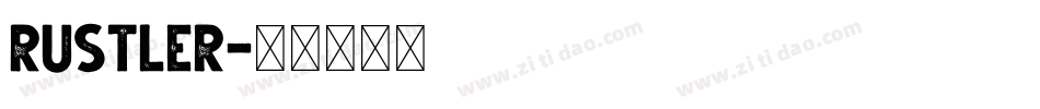 Rustler字体转换