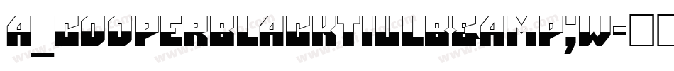 a_CooperBlackTiulB&W字体转换
