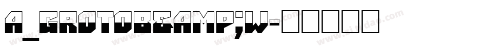 a_GrotoB&W字体转换