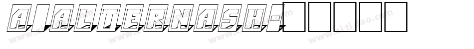 a_AlternaSh字体转换