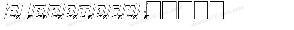 a_GrotoSh字体转换
