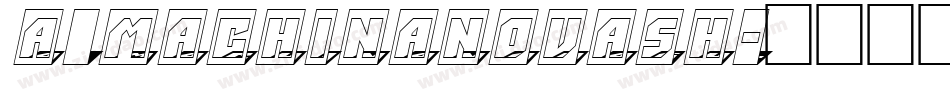 a_MachinaNovaSh字体转换