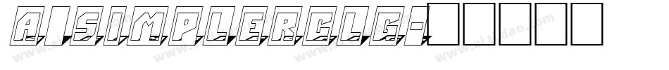 a_SimplerClg字体转换