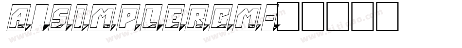 a_SimplerCm字体转换